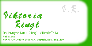 viktoria ringl business card